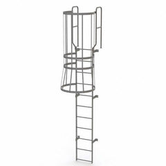 TRI-ARC - Rolling & Wall Mounted Ladders & Platforms Type: Fixed Ladder Style: Safety Cage - Industrial Tool & Supply