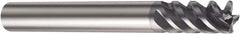 Sandvik Coromant - 1/4", 1/2" LOC, 1/4" Shank Diam, 3" OAL, 4 Flute, Solid Carbide Square End Mill - Single End, Spiral Flute, 50° Helix, Centercutting, Right Hand Cut, Right Hand Flute, Series CoroMill Plura - Industrial Tool & Supply