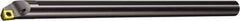 Sandvik Coromant - 0.5984" Min Bore Diam, 8" OAL, 1/2" Shank Diam, E..SCLCR/L Indexable Boring Bar - Screw-On Holding Method - Industrial Tool & Supply