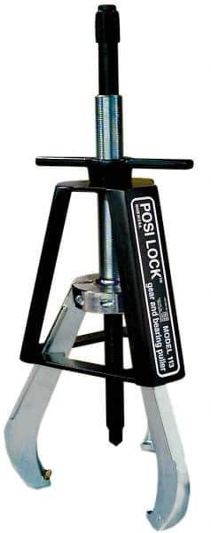 Posi Lock Puller - 18" Spread, 30 Ton Capacity, Puller - 12" Reach, 27" Long, For Bearings, Gears & Pulleys - Industrial Tool & Supply