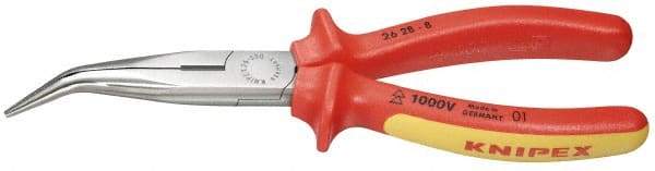 Knipex - 8" OAL, Cutting Pliers - 2-11/16" Jaw Length x 11/16" Jaw Width - Industrial Tool & Supply