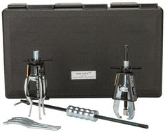 Posi Lock Puller - 5 Piece, 5 Ton Capacity, 1/2 to 5" Spread, Slide Hammer Set - 3 Jaws, 4" Reach - Industrial Tool & Supply