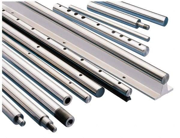 Thomson Industries - 1-1/4" Diam, 54" Long, Steel Standard Round Linear Shafting - 60-65C Hardness, .9995/.9990 Tolerance - Industrial Tool & Supply