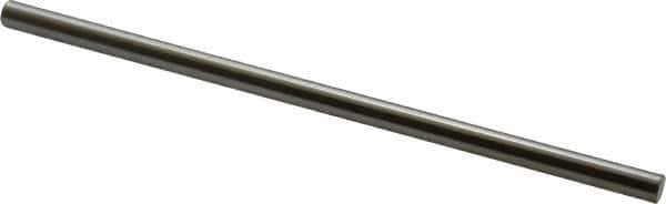 Thomson Industries - 1/4" Diam, 6" Long, Steel Standard Round Linear Shafting - 60-65C Hardness, .2495/.2490 Tolerance - Industrial Tool & Supply