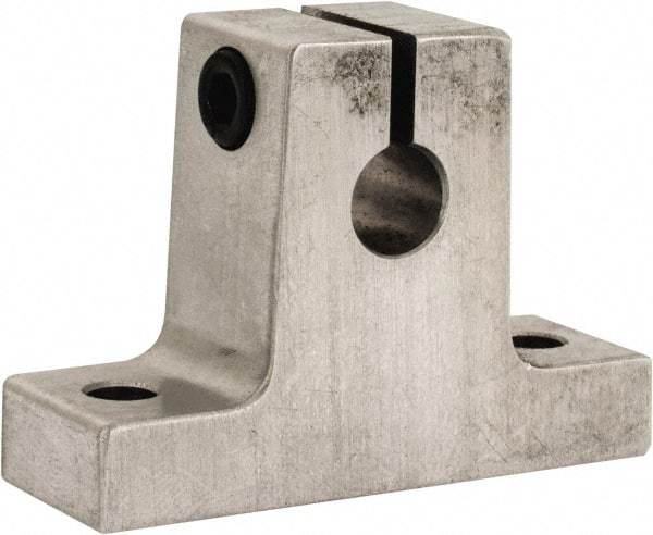 Thomson Industries - 1/4" Diam, Aluminum Alloy Shaft Support - Plain Shafting - Industrial Tool & Supply