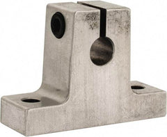 Thomson Industries - 1/4" Diam, Aluminum Alloy Shaft Support - Plain Shafting - Industrial Tool & Supply