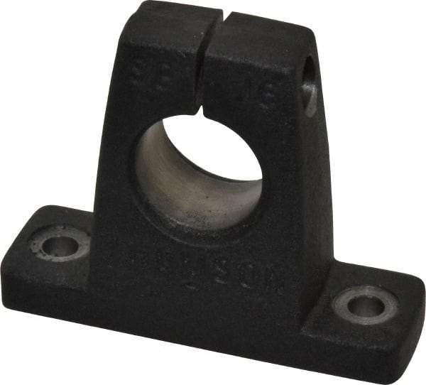 Thomson Industries - 1" Diam, Malleable Iron Alloy Shaft Support - Plain Shafting - Industrial Tool & Supply