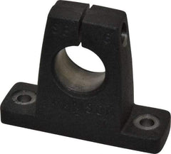 Thomson Industries - 1" Diam, Malleable Iron Alloy Shaft Support - Plain Shafting - Industrial Tool & Supply