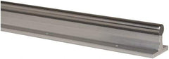 Thomson Industries - 1/2" Shaft Diam, 1-1/2" Base Width, Steel Shaft, Aluminum Rail, Round Shaft Assemblies - 24" Long, 1/4" Neck Width - Industrial Tool & Supply