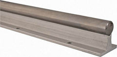 Thomson Industries - 1" Shaft Diam, 2.13" Base Width, Steel Shaft, Aluminum Rail, Round Shaft Assemblies - 24" Long, 1/2" Neck Width - Industrial Tool & Supply