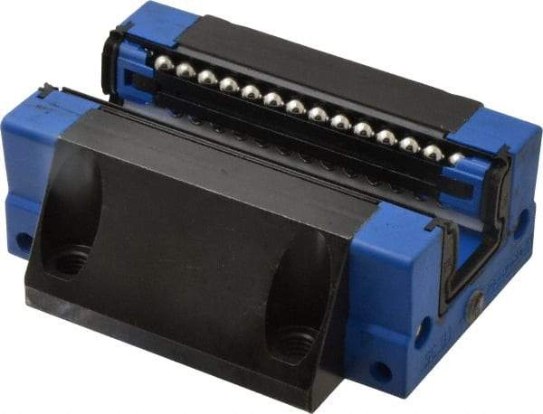 Thomson Industries - 111.6mm L x 100mm W x 41mm H, 62mm Transverse Hole Spcg, 82mm Lateral Hole Spcg, Standard Ball Carriage - 33mm Overhang, M10 Hole, 48" High Assembly - Industrial Tool & Supply