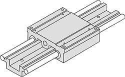 Thomson Industries - Manually Driven Linear Motion System - 48" Long x 2" Wide - Industrial Tool & Supply