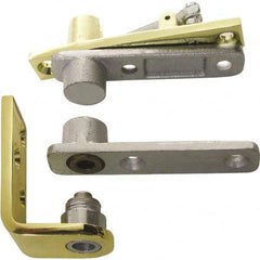 Stanley - Pivot Hinges Finish/Coating: Satin Chrome Material: Brass - Industrial Tool & Supply