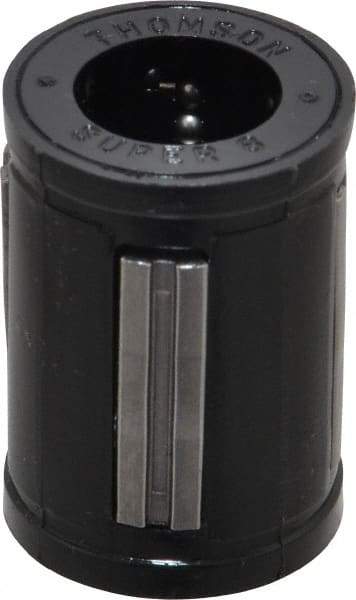 Thomson Industries - 1/2" ID, 255 Lb Dynamic Load Capacity, Closed Linear Bearing - 7/8" OD - Industrial Tool & Supply