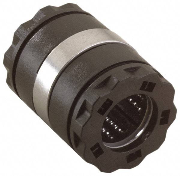 Thomson Industries - 40mm ID, Closed Linear Bearing without Integral Wipers - 2.44" Overall Height, 62mm OD - Industrial Tool & Supply