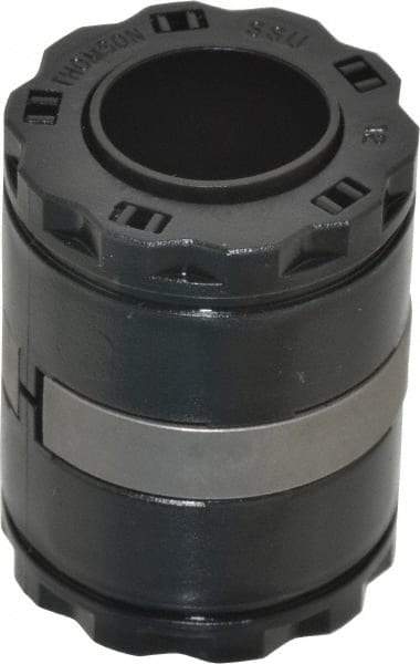 Thomson Industries - 3/4" ID, 1,130 Lb Dynamic Load Capacity, Closed Linear Bearing - 1-1/4" OD - Industrial Tool & Supply