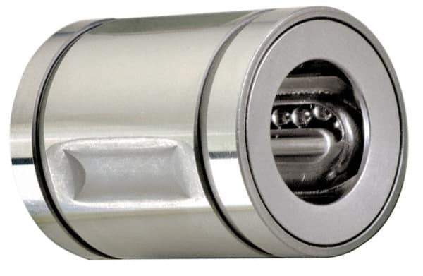 Thomson Industries - 2-1/2" Inside Diam, 1,800 Lbs. Dynamic Capacity, Open Linear Bearing - Industrial Tool & Supply