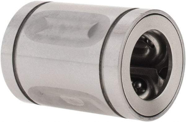 Thomson Industries - 1/2" ID, 85 Lb Dynamic Load Capacity, Closed Linear Bearing - 7/8" OD - Industrial Tool & Supply
