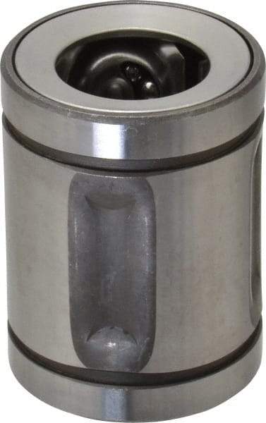 Thomson Industries - 5/8" ID, 150 Lb Dynamic Load Capacity, Closed Linear Bearing - 1-1/8" OD - Industrial Tool & Supply