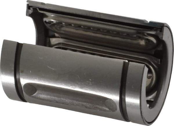 Thomson Industries - 1" Inside Diam, 350 Lbs. Dynamic Capacity, Open Linear Bearing - Industrial Tool & Supply