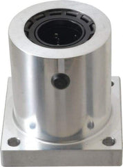 Thomson Industries - 2.13" Inside Diam, 1050/2100 Lbs. Dynamic Capacity, Single Flanged Pillow Block Linear Bearing - 2-3/4" Overall Width - Industrial Tool & Supply