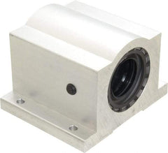 Thomson Industries - 1-1/2" Inside Diam, 3880/7760 Lbs. Dynamic Capacity, Closed Single Pillow Block Linear Bearing - 3-1/4" Overall Height x 4-3/4" Overall Width - Industrial Tool & Supply