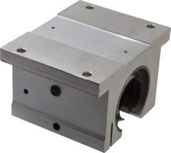 Thomson Industries - 1-1/2" Inside Diam, 3880/7760 Lbs. Dynamic Capacity, Open Single Pillow Block Linear Bearing - 2.94" Overall Height x 4-3/4" Overall Width - Industrial Tool & Supply