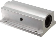 Thomson Industries - 1" Inside Diam, 1900/3800 Lbs. Dynamic Capacity, Closed Twin Pillow Block Linear Bearing - 2.19" Overall Height x 3-1/4" Overall Width - Industrial Tool & Supply
