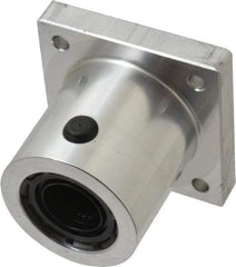 Thomson Industries - 1-3/4" Inside Diam, 600/1200 Lbs. Dynamic Capacity, Single Flanged Pillow Block Linear Bearing - 2.38" Overall Width - Industrial Tool & Supply