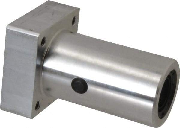 Thomson Industries - 1-3/4" Inside Diam, 1130/2260 Lbs. Dynamic Capacity, Twin Flanged Pillow Block Linear Bearing - 2.38" Overall Width - Industrial Tool & Supply