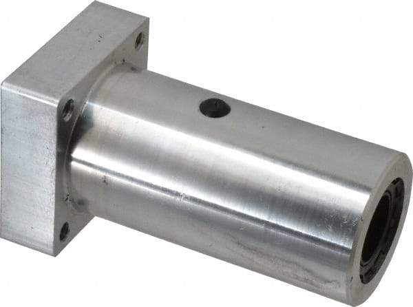 Thomson Industries - 1" Inside Diam, 1900/3800 Lbs. Dynamic Capacity, Twin Flanged Pillow Block Linear Bearing - 2-3/4" Overall Width - Industrial Tool & Supply