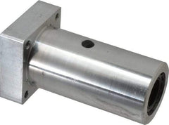 Thomson Industries - 1" Inside Diam, 1900/3800 Lbs. Dynamic Capacity, Twin Flanged Pillow Block Linear Bearing - 2-3/4" Overall Width - Industrial Tool & Supply
