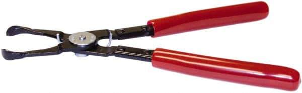Mag-Mate - 9-3/4" OAL, Push Pin Pliers - Straight Jaw, Vinyl Coated Handles - Industrial Tool & Supply