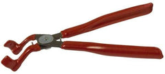 Mag-Mate - 9-3/4" OAL, Spark Plug Boot Pliers - 45° Jaw, 90 Durometer Plastic Handles - Industrial Tool & Supply