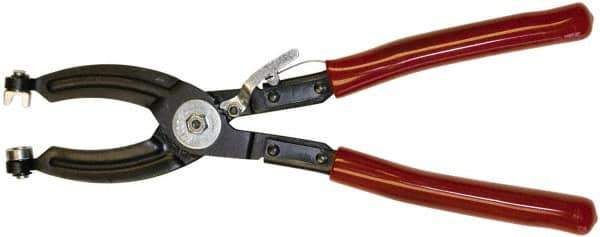 Mag-Mate - 10-1/2" OAL, Hose Clamp Pliers - Straight Jaw, Vinyl Coated Handles - Industrial Tool & Supply