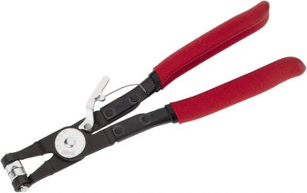 Mag-Mate - 9" OAL, Hose Clamp Pliers - Straight Jaw, Vinyl Coated Handles - Industrial Tool & Supply