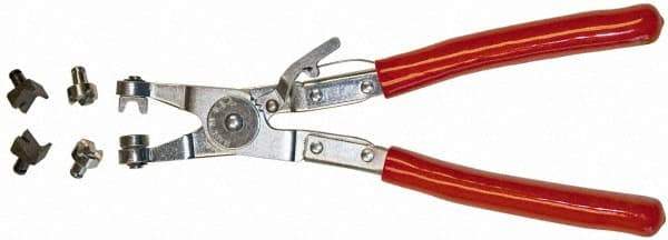 Mag-Mate - 9" OAL, Hose Clamp Pliers - Straight Jaw, Vinyl Coated Handles - Industrial Tool & Supply