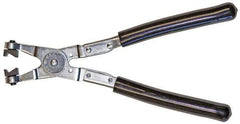 Mag-Mate - 9" OAL, Click Style Hose Clamp Pliers - Straight Jaw, Vinyl Coated Handles - Industrial Tool & Supply