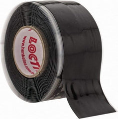 Loctite - 1" x 10', Black Silicone Electrical Tape - 0.5 mil Thick, 400 V/mil Dielectric Strength - Industrial Tool & Supply