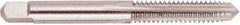 Regal Cutting Tools - #6-40 UNF 2B/3B 3 Flute Bright Finish High Speed Steel Straight Flute Standard Hand Tap - Plug, Right Hand Thread, 2" OAL, 11/16" Thread Length, H2 Limit, Oversize - Exact Industrial Supply