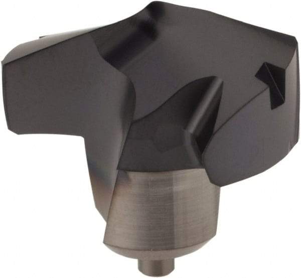 Kennametal - Series KenTIP, 22.5mm Diam Grade KCP15 140° Replaceable Drill Tip - Carbide, AlTiN Finish, ZA Seat Size - Industrial Tool & Supply