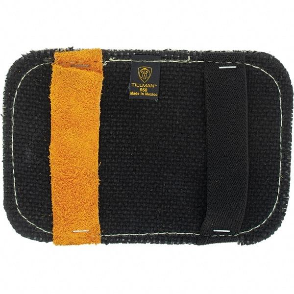 TILLMAN - Glove & Hand Accessories - W/LEATHER&ELASIC STRAP ALUM KEVLAR BACK-HAND PAD - Industrial Tool & Supply