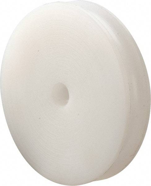 Poly Hi Solidur - 1/2" Bore, 4" Outside Diam, Finished Bore Round Belt Pulley - 3/4" Wide - Industrial Tool & Supply