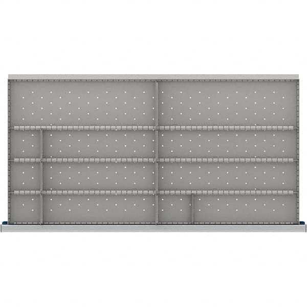 LISTA - 12-Compartment Drawer Divider Layout for 3.15" High Drawers - Industrial Tool & Supply