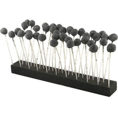 Brush Research Mfg. - 4-1/8" Bore Diam, 60 Grit, Silicon Carbide Flexible Hone - Coarse, 9-1/2" OAL - Industrial Tool & Supply