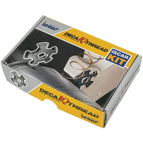 Iscar - 12-11-525T6.5LPGIR Grade IC907, 5mm Cutting Width Carbide Grooving Insert - 6mm Max Depth of Cut, Right Hand, 2.5mm Corner Radius, TiAlN/TiN Finish - Industrial Tool & Supply