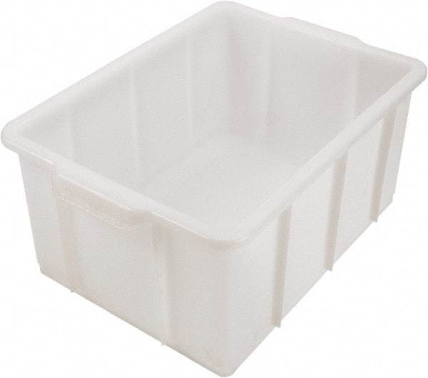 Dynalon Labware - 5.3 Gal, Clear Polyethylene Tote Container - Nesting, 16.3" Long x 12.4" Wide x 7.9" High - Industrial Tool & Supply