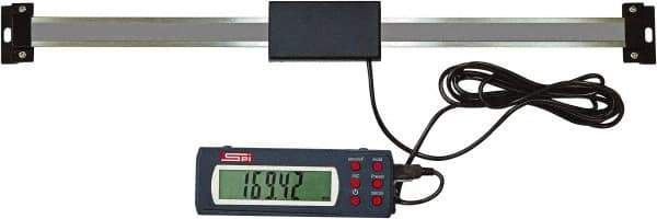 SPI - Electronic Linear Scales Maximum Measurement (Inch): 24 Horizontal or Vertical: Horizontal, Vertical - Industrial Tool & Supply