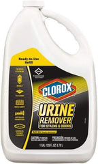 Clorox - 128 oz Bottle Liquid Bathroom Cleaner - Clean Floral Scent, Disinfectant, Urinals, Carpet, Upholstery & Concrete - Industrial Tool & Supply