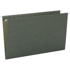 SMEAD - 14-5/8 x 9-1/2", Legal, Standard Green, Hanging File Folder - 11 Point Stock, 1/3 Tab Cut Location - Industrial Tool & Supply